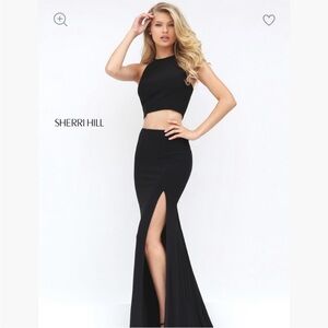 Beautiful Sherri hill two piece evening dress